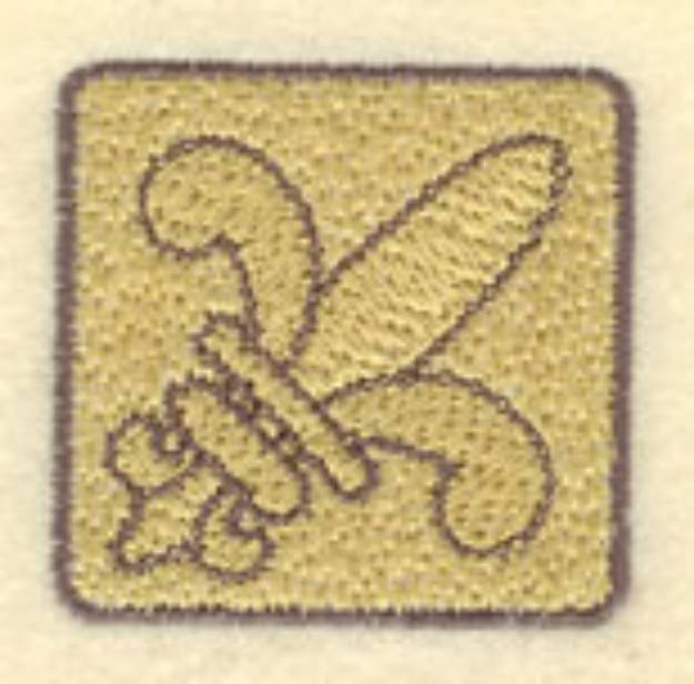 Picture of French Tile Machine Embroidery Design