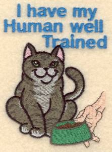Picture of Well Trained Machine Embroidery Design