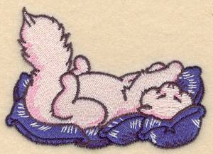 Picture of Cuddly Cat Machine Embroidery Design