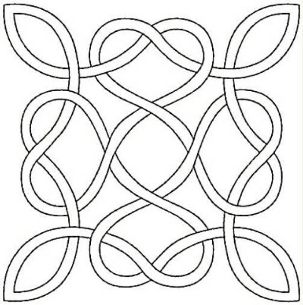 Picture of Knot Design Machine Embroidery Design
