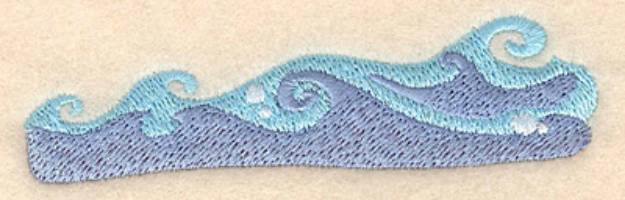 Picture of Ocean Waves Machine Embroidery Design