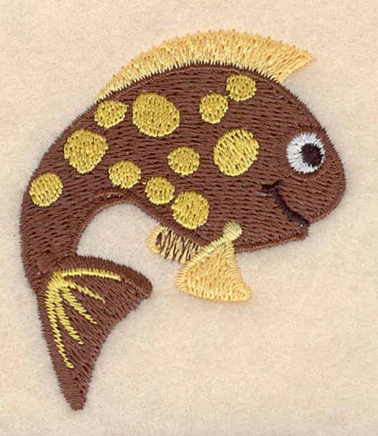 Picture of Spotted Fish Machine Embroidery Design
