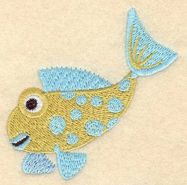 Picture of Spotted Fish Machine Embroidery Design