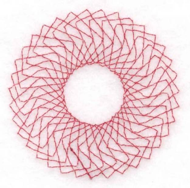 Picture of Spiral Machine Embroidery Design