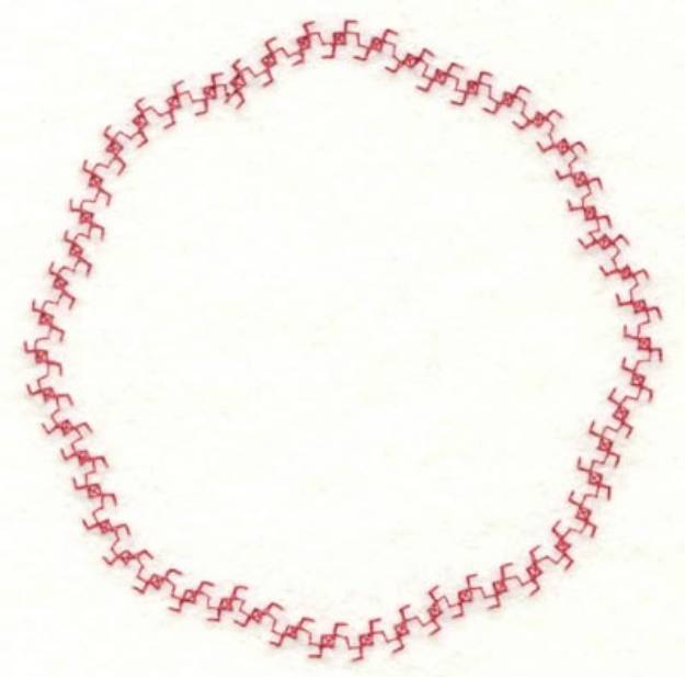 Picture of Spiral Stitch Machine Embroidery Design