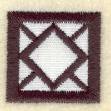Picture of Geometric Applique Square Machine Embroidery Design