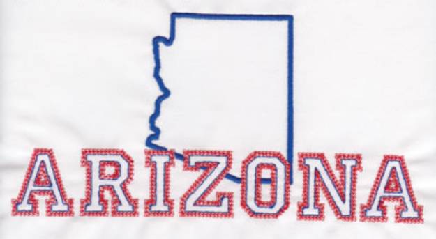 Picture of Arizona Machine Embroidery Design