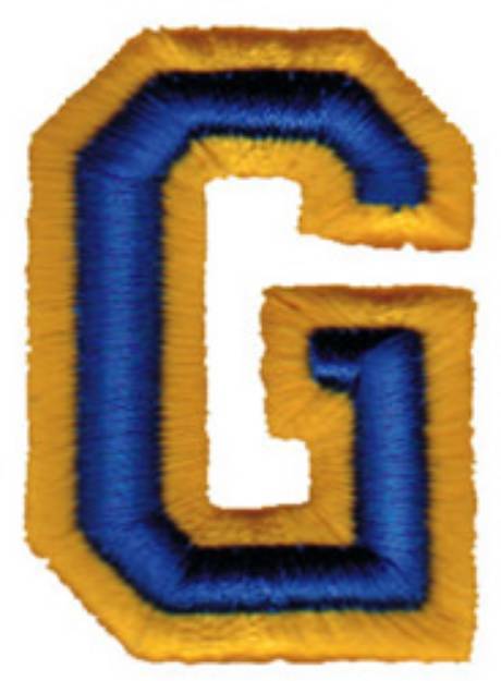 Picture of Athletic G Machine Embroidery Design