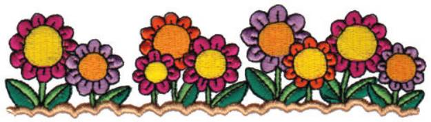 Picture of Garden Blooms Machine Embroidery Design