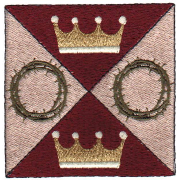 Picture of Crowns Machine Embroidery Design