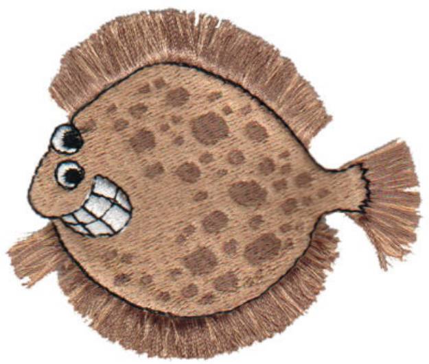 Picture of Fringe Flounder Machine Embroidery Design