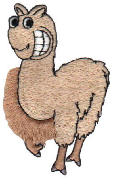 Picture of Fringe Llama Machine Embroidery Design