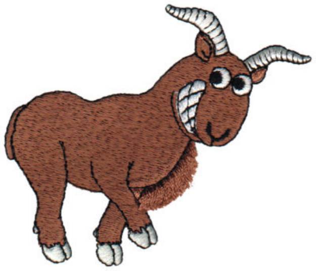 Picture of Fringe Mountain Sheep Machine Embroidery Design