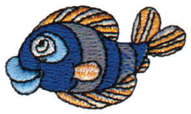 Picture of Blue Dory Machine Embroidery Design