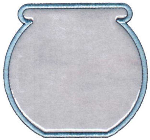 Picture of Fish Bowl (Sm) Machine Embroidery Design