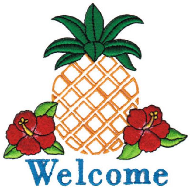 Picture of Island Welcome Machine Embroidery Design