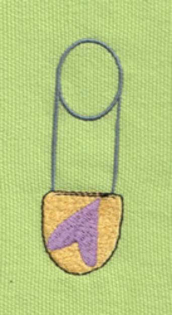 Picture of Diaper Pin Machine Embroidery Design