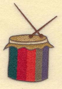 Picture of Latin Drum Machine Embroidery Design