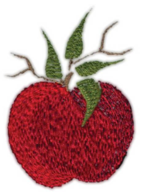 Picture of Apple Machine Embroidery Design