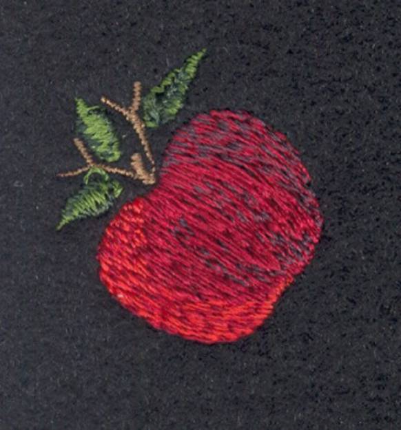 Picture of Apple Machine Embroidery Design
