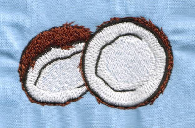 Picture of Open Coconut Machine Embroidery Design