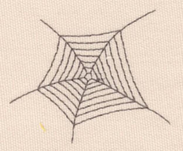 Picture of Spider web Machine Embroidery Design