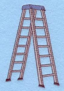 Picture of Ladder Machine Embroidery Design