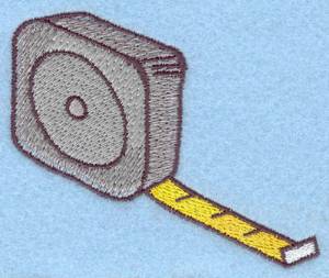 Picture of Tape Measure Large Machine Embroidery Design