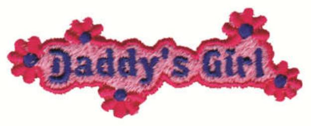 Picture of Daddys Girl Machine Embroidery Design