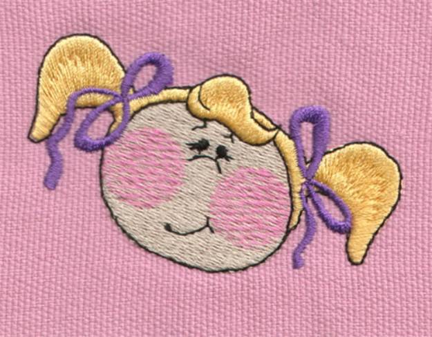 Picture of Baby Girl Face Machine Embroidery Design