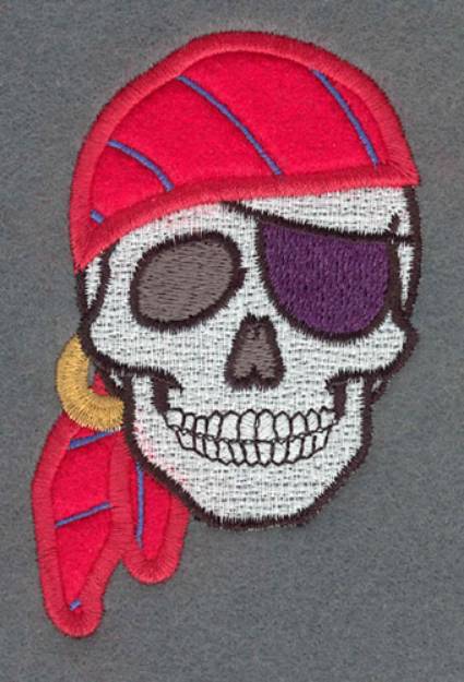 Picture of Pirate Applique Machine Embroidery Design