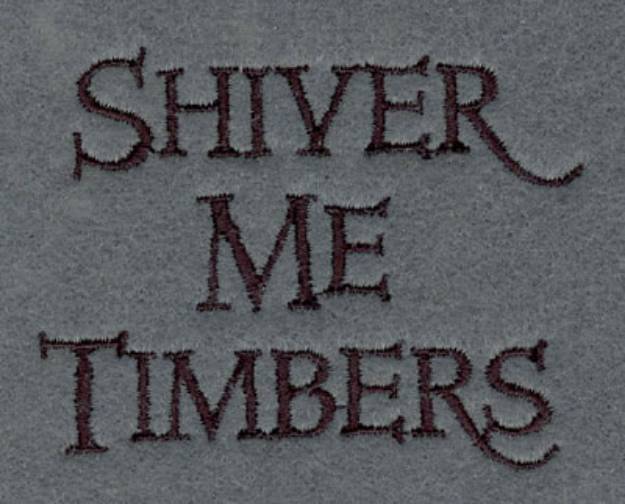 Picture of Shiver Me Timbers Machine Embroidery Design