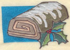 Picture of Yule Log Machine Embroidery Design