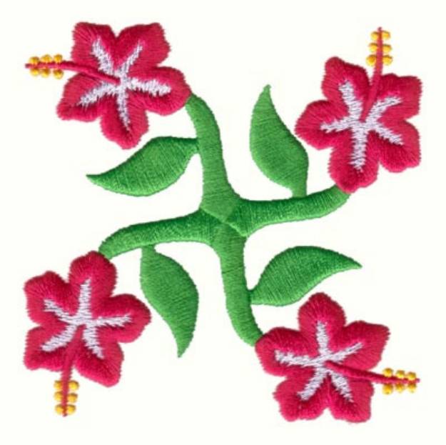 Picture of Hawaiian Quilt Design Machine Embroidery Design