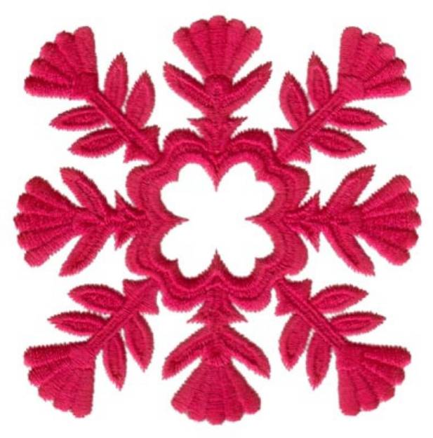 Picture of Hawaiian Quilt Floral Machine Embroidery Design