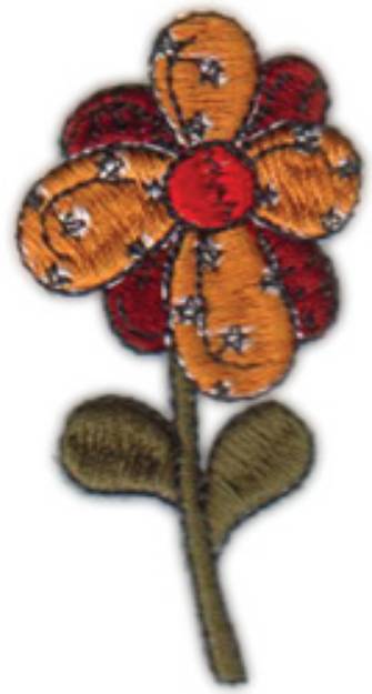 Picture of Country Flower Machine Embroidery Design