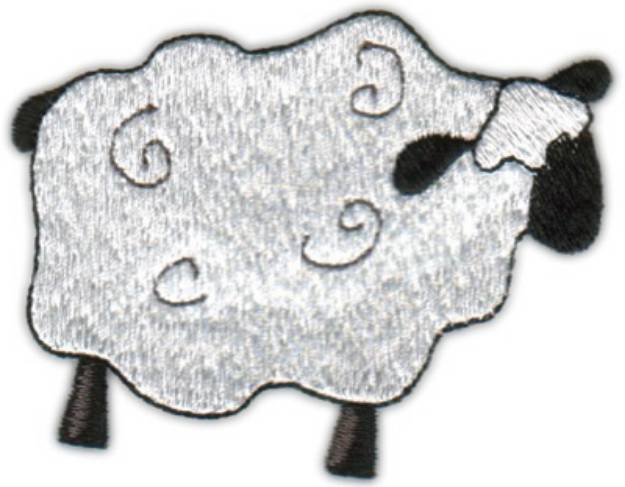 Picture of Country Lamb Machine Embroidery Design
