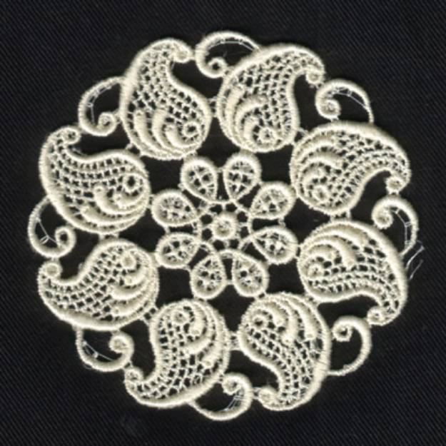 Picture of Lace Swirls Machine Embroidery Design