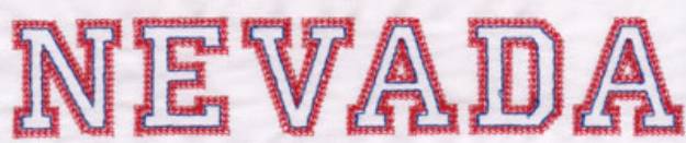 Picture of Nevada Machine Embroidery Design