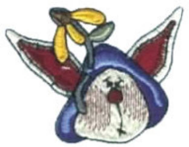 Picture of Bunny Head Machine Embroidery Design