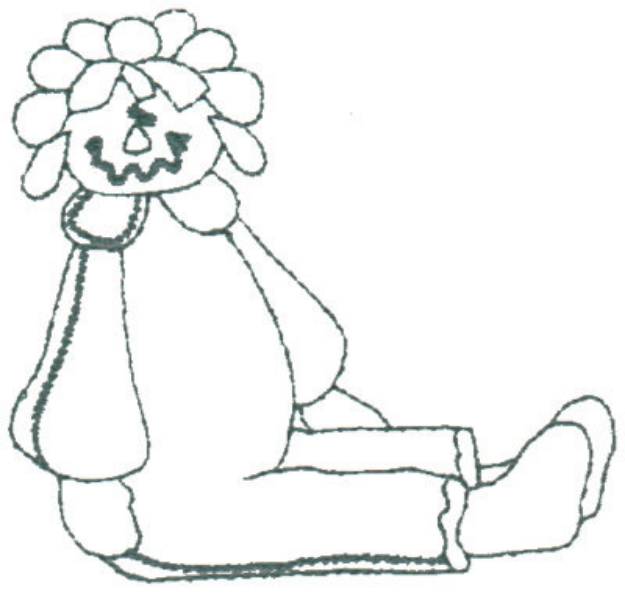 Picture of Annie Outline Machine Embroidery Design