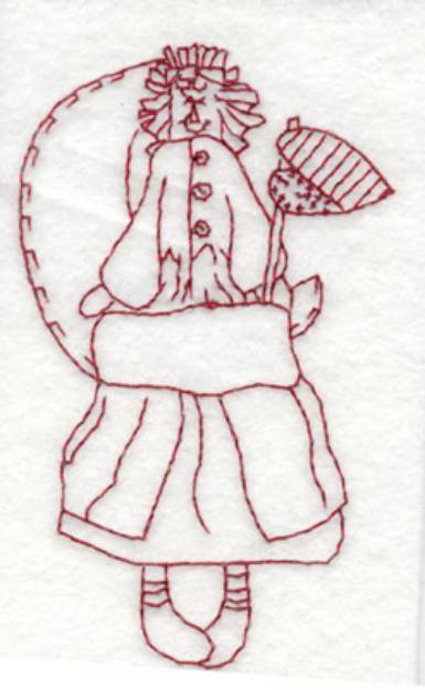 Picture of Country Gal Doll Machine Embroidery Design