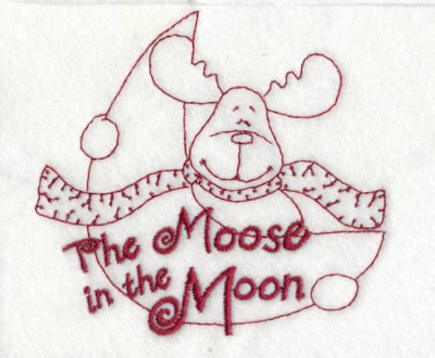 Picture of The Moose Machine Embroidery Design