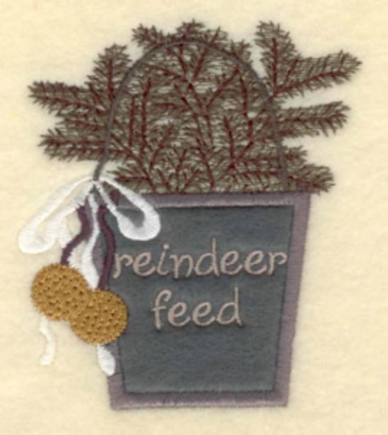 Picture of Reindeer Feed Machine Embroidery Design