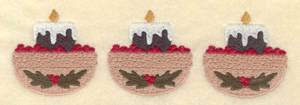 Picture of Three candles Machine Embroidery Design