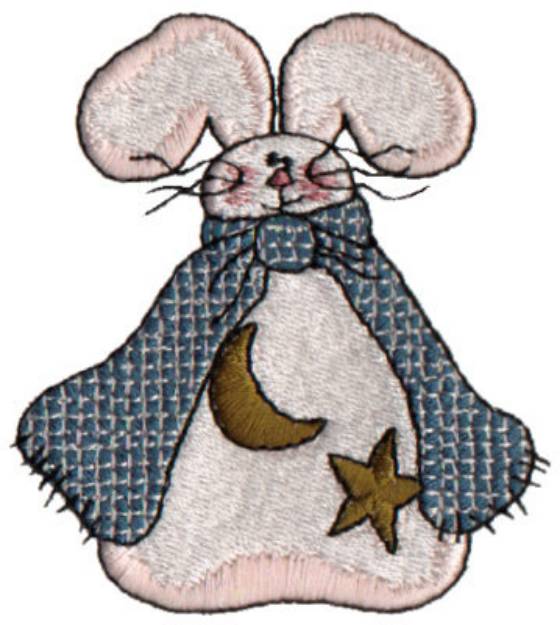 Picture of Celestial Bunny Machine Embroidery Design