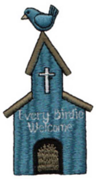 Picture of Every Birdie Welcome Machine Embroidery Design