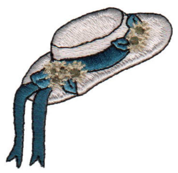 Picture of Spring Hat Machine Embroidery Design