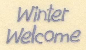 Picture of Winter Welcome Machine Embroidery Design