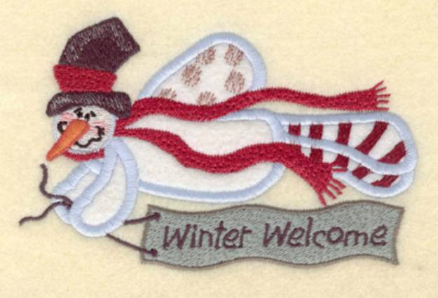 Picture of Winter Welcome Machine Embroidery Design